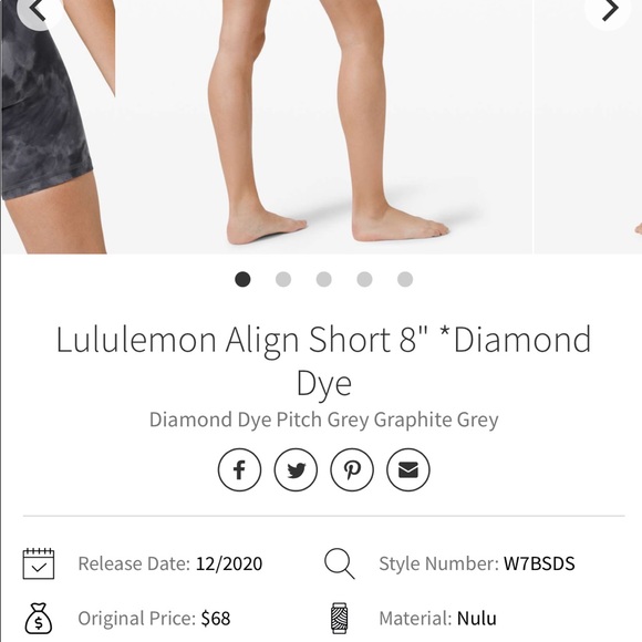 NWT 2 pieces Align shorts Diamond dyed, size 12 shorts and 12 short sle… - Picture 8 of 14